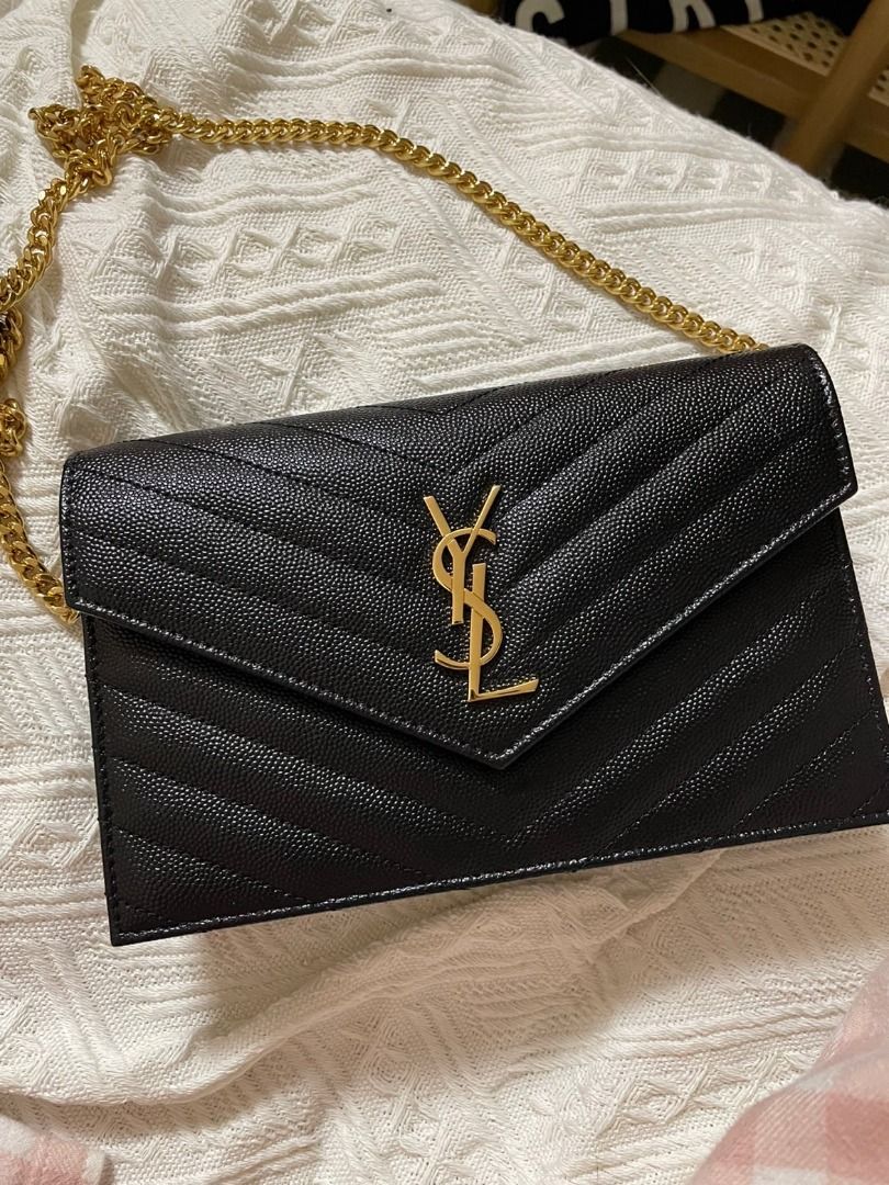 YVES SAINT LAURENT YSL Cassandre Chain Crossbody, Luxury, Bags ...