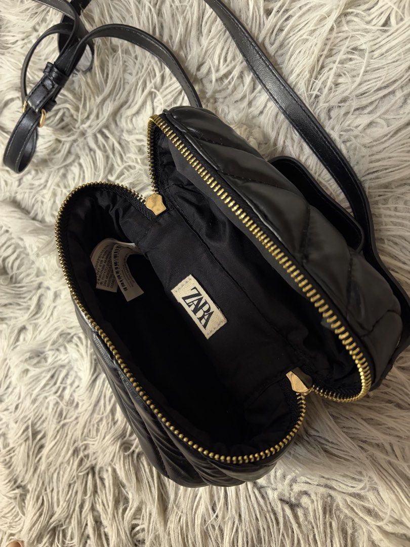 ZARA Black Quilted Mini Crossbody Bag (Category: Shoulder Bags) located in Marikina City. Submitted by thearchives.jpg (Listing ID 1470346304, Image 2). Description: Note: offers are open, prices are negotiable. colors may slightly vary due to lighting..