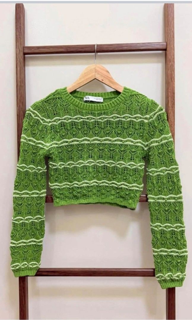 Zara Crochet Top - Small (Category: Coats, Jackets and Outerwear) located in Tuguegarao City. Submitted by erika_ja (Listing ID 1470241707, Image 1). Description: Zara Crochet Top size small almost new, no issue super loves this top 😍 gcash / maya / gotyme jnt regular shipping (54 sf).