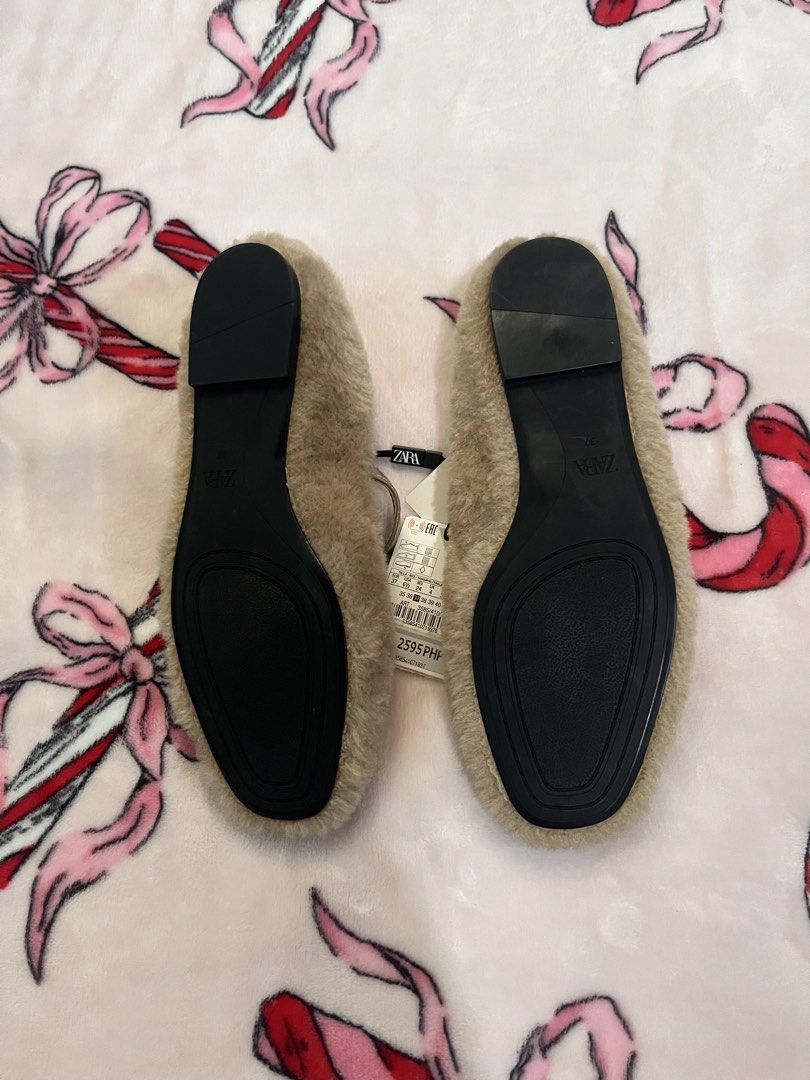 ⋆. 𐙚 ˚ zara fur flats (Category: Sneakers) located in Makati City. Submitted by thezarachives (Listing ID 1470336727, Image 2). Description: .