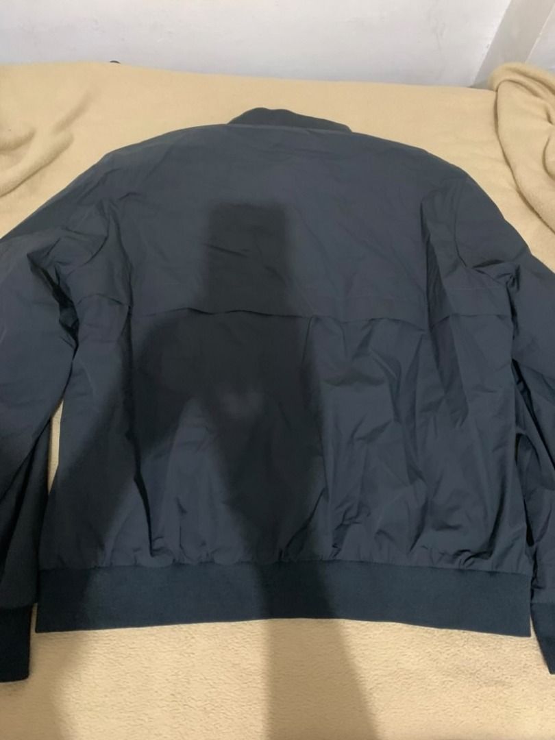 BNWT zara bomber jacket dark navy (Category: Coats, Jackets and Outerwear) located in Makati City. Submitted by santanajdd (Listing ID 1470280228, Image 2). Description: Brand: Zara Item: Lightweight Zip-Up Bomber Jacket Color: Dark Navy / Blue-Grey Size: Extra Large (XL / EUR XL / US XL) Condition: 10/10 BRAND NEW WITH TAGS (BNWT) — Never worn, store tag still attached Features: • Sleek bomber jacket design with ribbed collar, hem, and cuffs • F