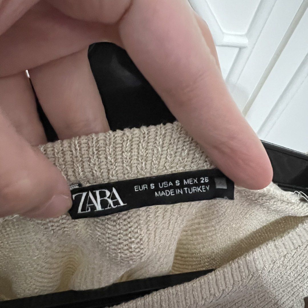 Zara Puff Sleeve Knitted Top (Category: Longsleeves) located in Las Pinas. Submitted by bangtanbey (Listing ID 1470240043, Image 3). Description: AUTHENTIC ZARA (bought at MOA) Used once, no issues Size on tag: Small.