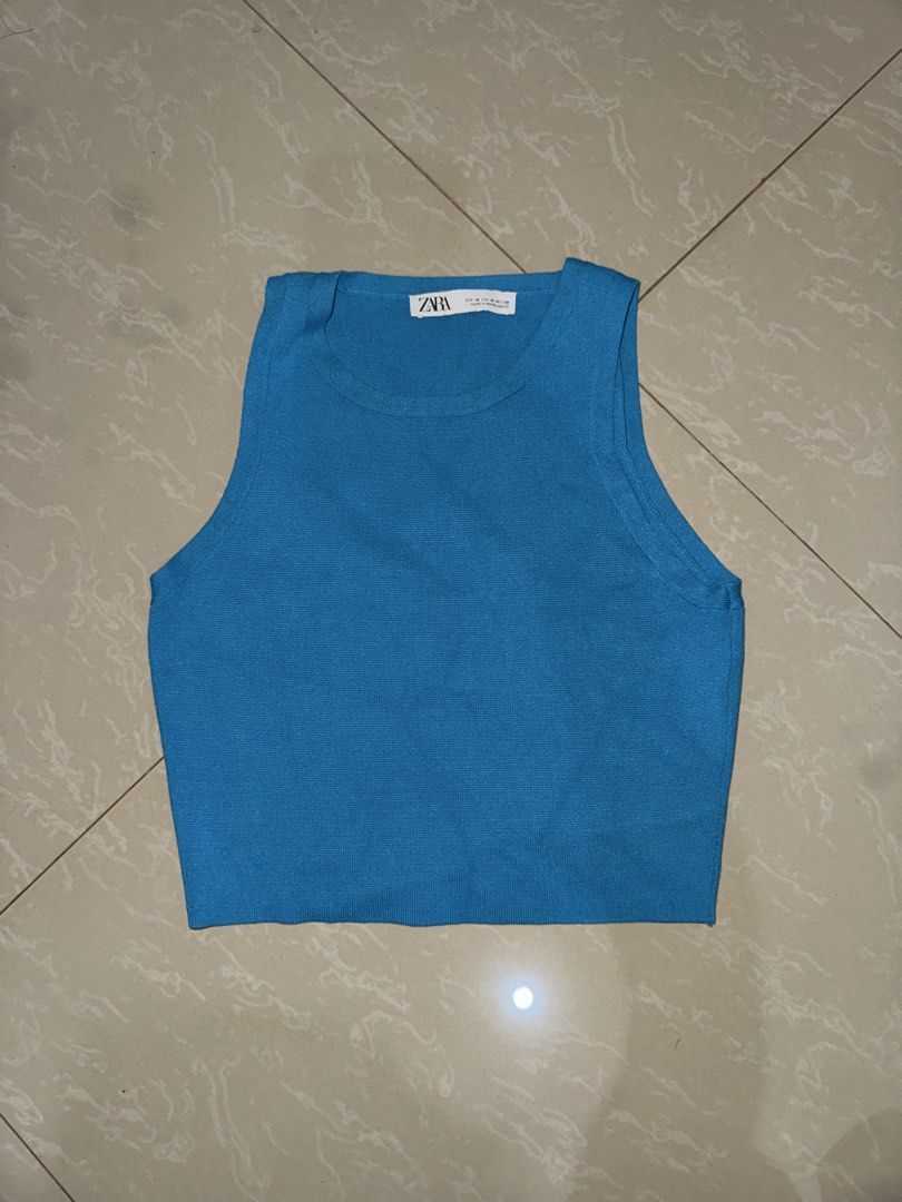 Zara top (Category: Sleeveless) located in Davao. Submitted by twogirlsapparel (Listing ID 1470304521, Image 1). Description: .