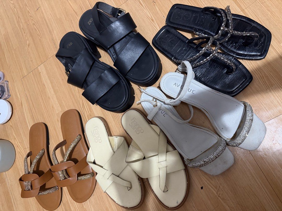 Zara Womens size 36 Sandals Bundle (Category: Sandals) located in Cebu City. Submitted by sultrychicmary (Listing ID 1470182654, Image 1). Description: take all for 899 please see condition on the ohotos posted.