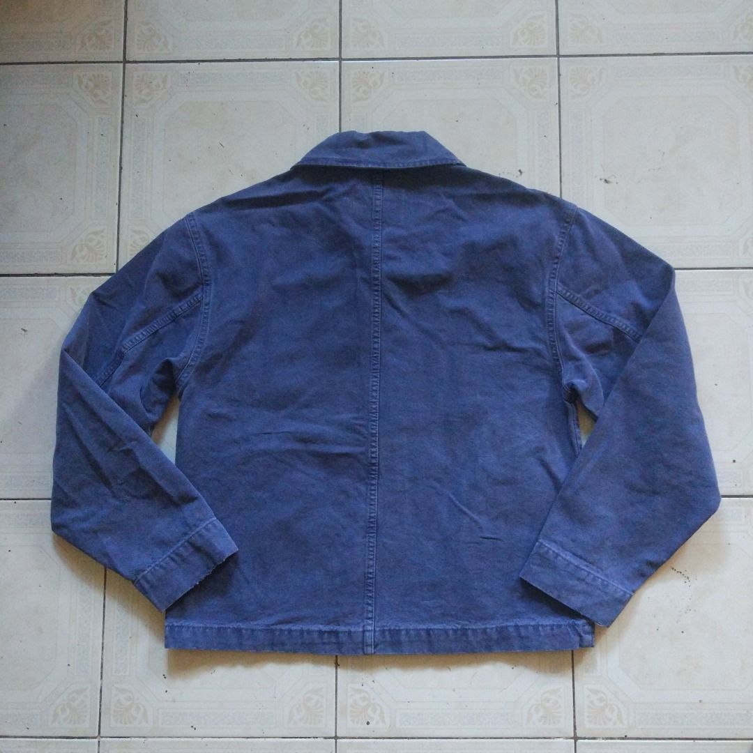 Zara Zip Up Work Jacket M (Category: Coats, Jackets and Outerwear) located in Pasay City. Submitted by denimdude.ph (Listing ID 1470254836, Image 2). Description: factory distressing, last pic.