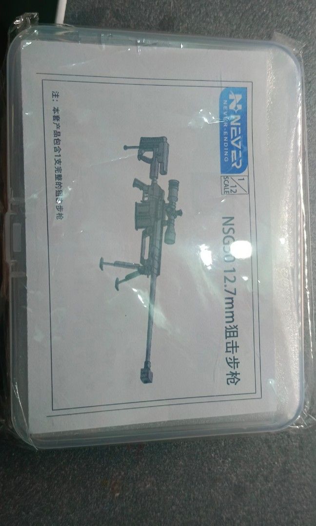 1/12 weapon (Category: Action & Battle Toys) located in Teluk Intan. Submitted by allee0701 (Listing ID 1470464310, Image 2). Description: weapon is scale 1/12 all is brand new unopened OTs-14 groza set rm40 NSG50 sniper rm35 SDU SIG 16 rm25 postage rm10 east rm20.
