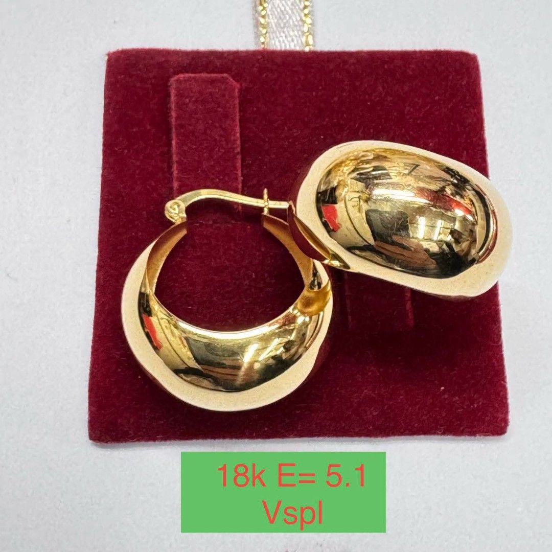 18k Saudi gold dome earrings (Category: Earrings) located in Manila. Submitted by bhelgoldseller2ndaccount (Listing ID 1470459500, Image 3). Description: New!!✨New!!✨New!! Authentic 18k Saudi Golds 💯pawnable/naisasanla 💯with high appraisal rate 💯good investment 💯Direct supplier price 👉OPEN for resellers 🌺please take time to evaluate their actual sizes and grams 👉Best panggift for all occasions ✅ Sold per grams not per piece Kya lowest pric