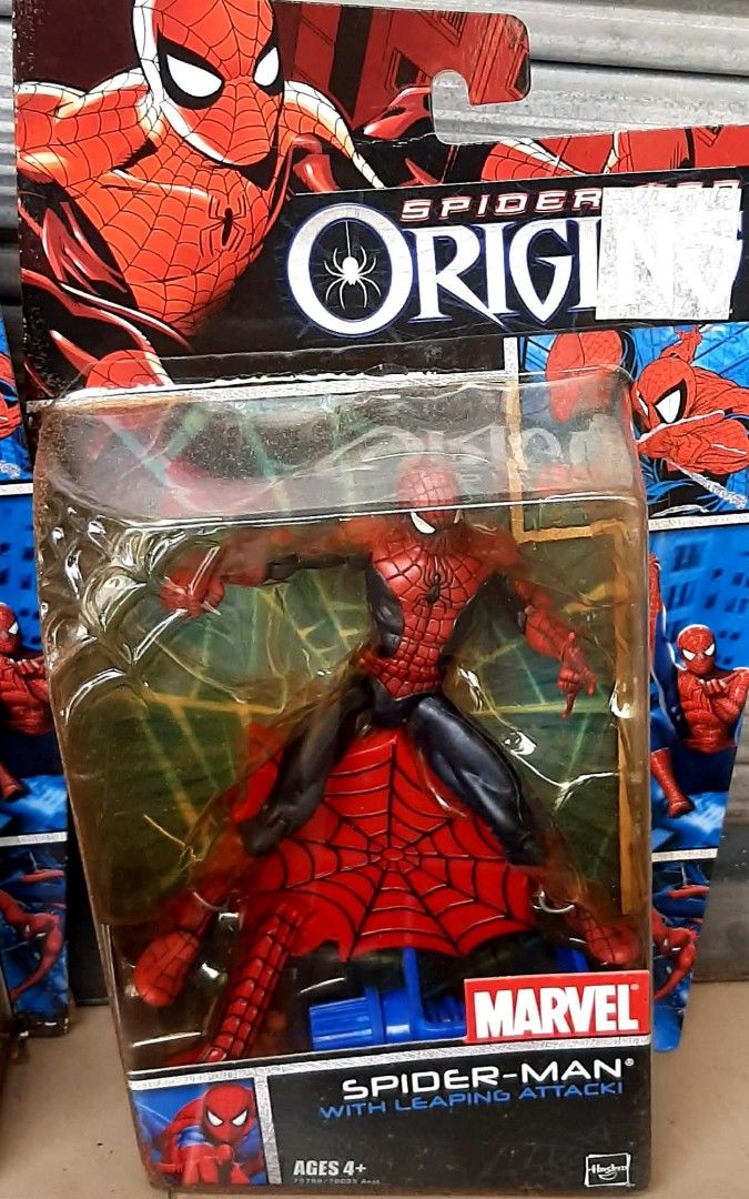 2006 Hasbro Spider-Man Origins Action Figures (Category: Action & Battle Toys) located in Liloan. Submitted by angelyneroberts_171329 (Listing ID 1470438303, Image 3). Description: FOR SALE 2006 Hasbro Spider-Man Origins Action Figures DESCRIPTION : - Released by Hasbro in 2006. - 1:12 scale (6 in.) - Spider-Man (Spinning Hurricane Kick Action). - Black Suit / Secret Wars Spider-Man (Missile Attack Glider). - Spider-Man (Magnetic Shoot & Grab Act