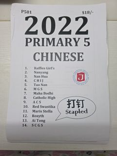 2024 Primary 4 Normal Chinese Exam Papers Jack Paper, Hobbies ...