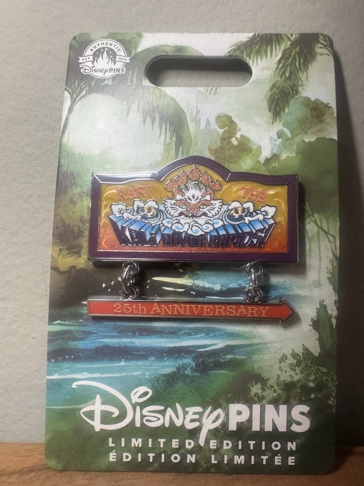 2024 Disney Parks Animal Kingdom Kali River Rapids 25th Anniversary Pin ...
