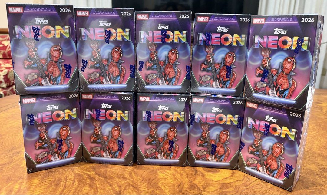 2026 Topps Marvel Neon Sealed Value Boxes (Category: Card Boxes & Cases) located in Quezon City. Submitted by cookiesyy (Listing ID 1470429040, Image 1). Description: 2800 EACH.
