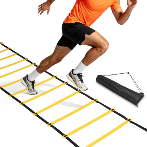 20-Ft Agility Ladder - 12 Rung Speed Training Kit - [] [], Sports ...