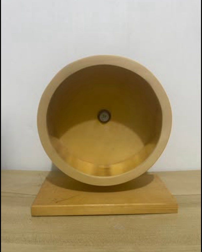 21cm Silent Wooden Hamster wheel (Category: Homes & Other Pet Accessories) located in Rizal. Submitted by artsncraftsnieca.ph (Listing ID 1470545206, Image 1). Description: ❗️Used Wooden Hamster Wheel 🐹 Perfect for small-breed hamsters (Robo, Campbell’s, dwarf hamsters, etc.) RFS: My hamster only used it for about a week before he passed away. The wheel is around 2 years old, but it has mostly been stored away since then. 📍 Location: Taguig Cit