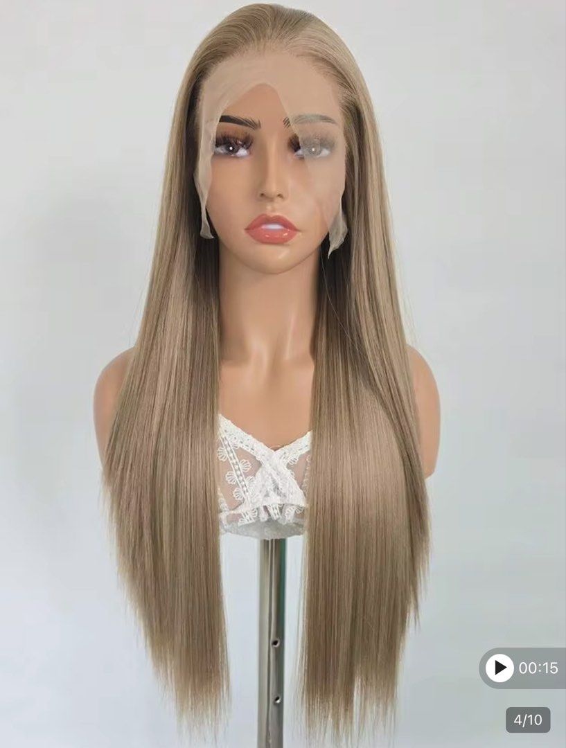22 inch Lace Front Wig Dark Blonde (Category: Hair Accessories) located in Quezon City. Submitted by george_253 (Listing ID 1470532091, Image 3). Description: Never been used, brand new Lace front with pre plucked hairline 22 inch length Color is exactly like photos RFS: change of costume plans .