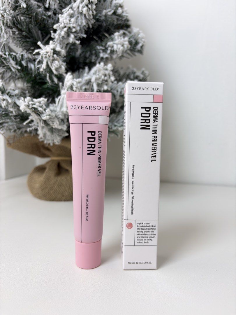 23YEARSOLD PDRN Derma Thin Primer Veil (30ml) (Category: Makeup) located in Rizal. Submitted by the_girl_in_black (Listing ID 1470432727, Image 1). Description: • RFS: Received as a free sample for content creation • Used for content only • 95% full.