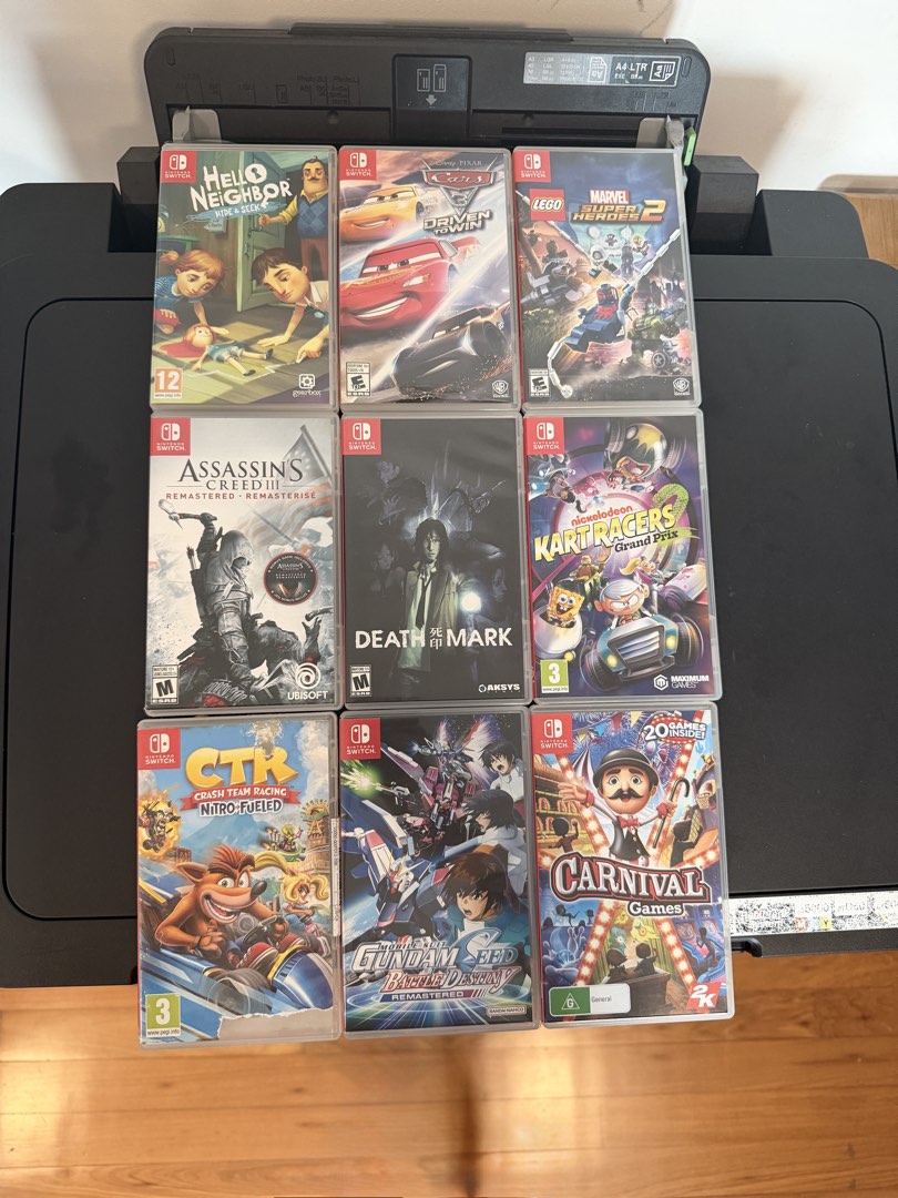 ($27 each) Nintendo Switch game Hello neighbor / Cars driven to win ...