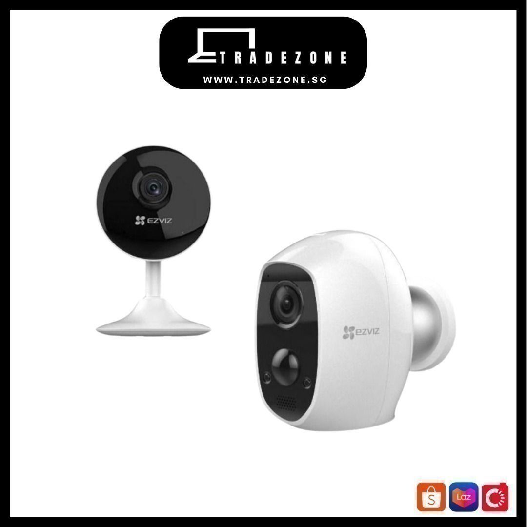 2MP EZVIZ CCTV C1C / C3A Security Outdoor / Indoor WIFI Smart Camera ...