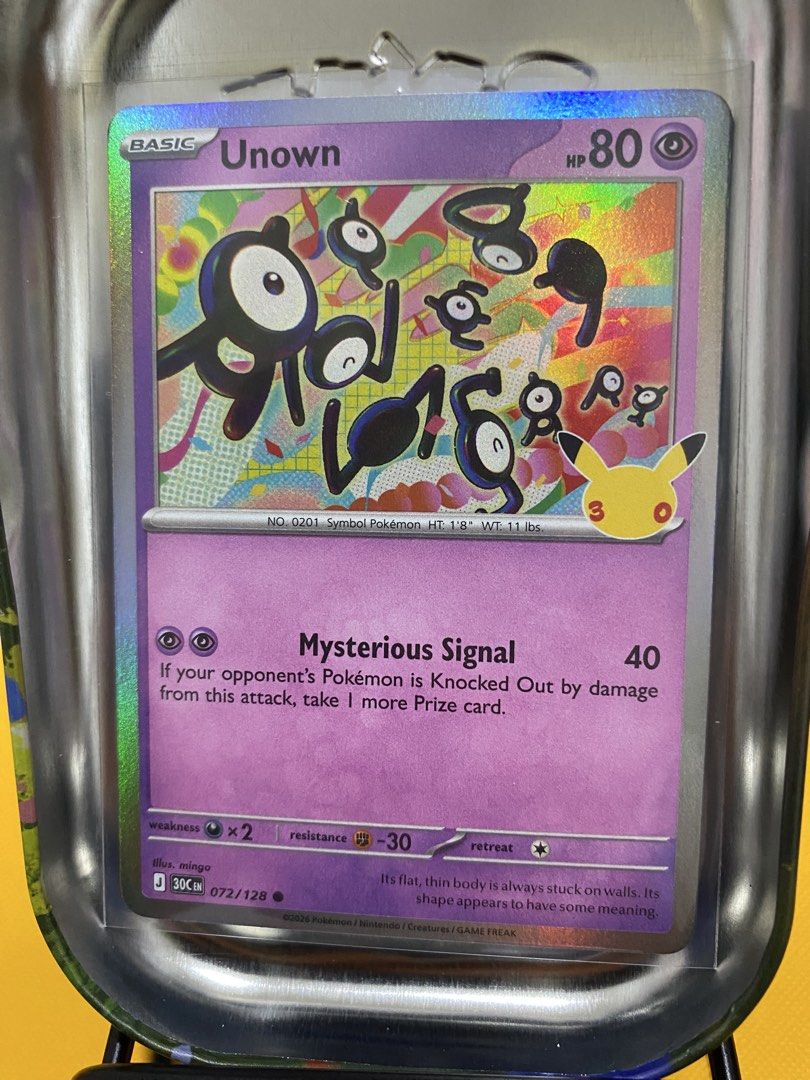 30th Pokemon Anniversary Psychic common cards (Category: Raw Singles) located in Manila. Submitted by map.b. (Listing ID 1470490431, Image 1). Description: Unown - 17php | 1pc available Azumarill - 11php | 3pcs available Mewtwo- 20php | 1pc available Gimmighoul- 10php | 3pcs available Cresselia- 12php | 3pcs available Cosmog- 12php | 1pc available Chandelure- 12php | 2pcs available .