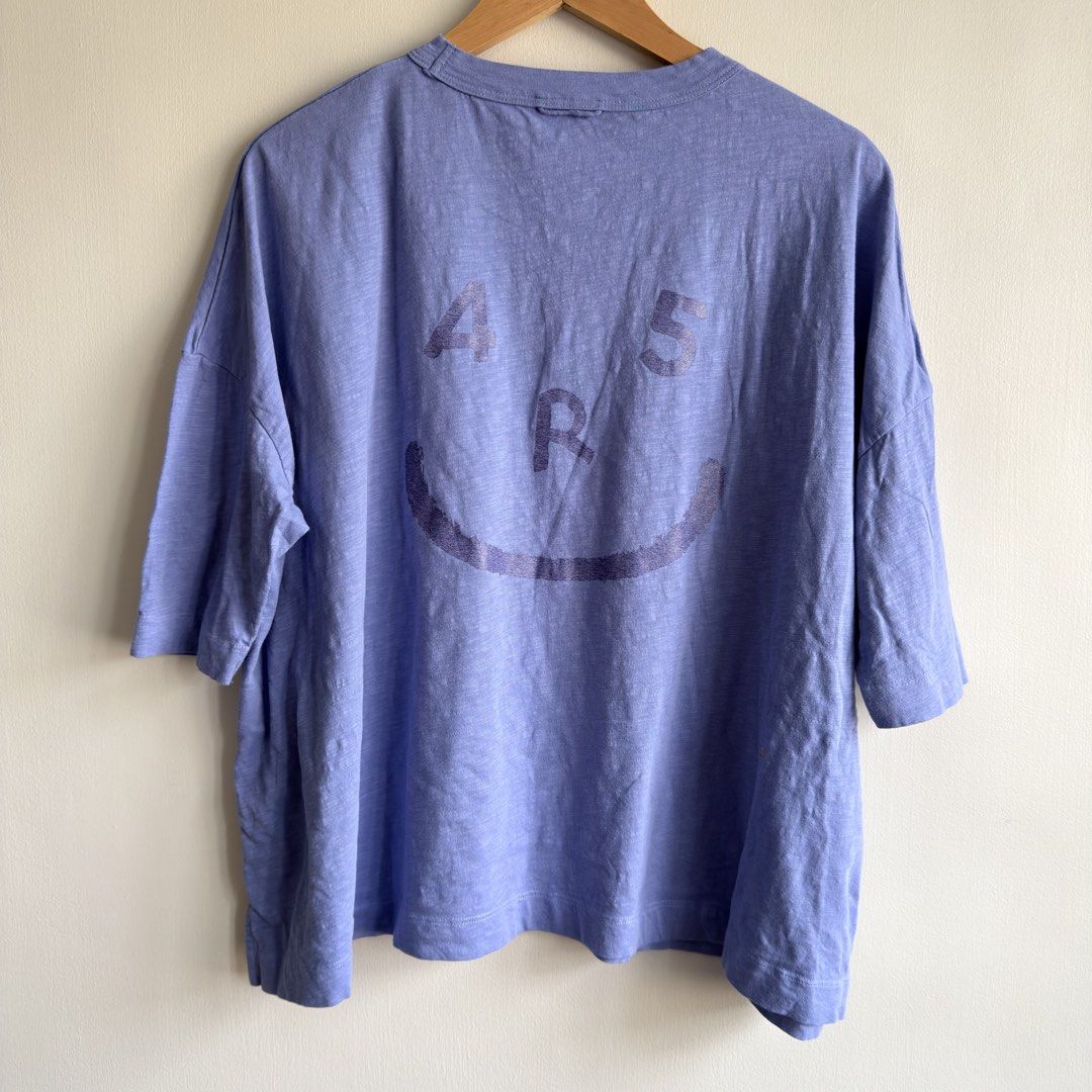 45rpm tee (Category: Shirts) located in Quezon City. Submitted by toomuchpain (Listing ID 1470391332, Image 2). Description: Good as new No issue.