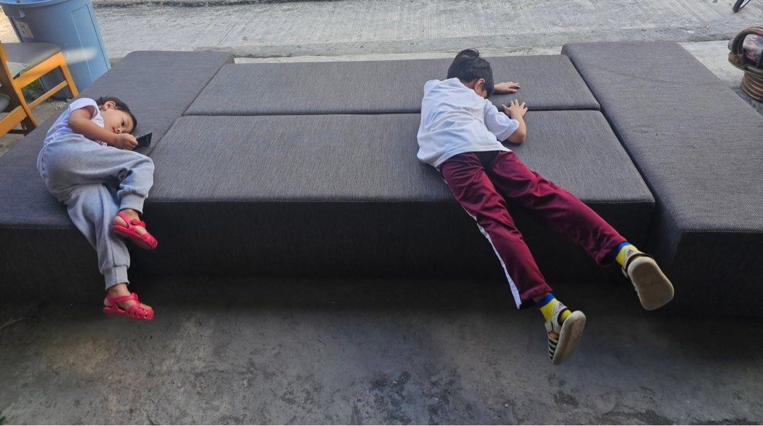 4 PCS MODERN INDOOR / OUTDOOR MODULAR SOFA / LONG BENCH (Category: Chairs) located in Sablan. Submitted by gongonshelley12 (Listing ID 1470538587, Image 1). Description: NEW ARRIVAL!!! FIRST TO PAY 4 PCS MODERN INDOOR / OUTDOOR MODULAR SOFA / LONG BENCH 3 - 4 SEATER PER BENCH, MALAKI TO PWEDENG HIGAAN JAPAN SURPLUS ✅ EXCELLENT CONDITION, ALMOST NEW! ✅ HEAVY DUTY UPHOLSTERED BENCHES ✅ PERFECT FOR INDOOR / OUTDOOR GATHERINGS, FAMILY PARTIES, OR BUS