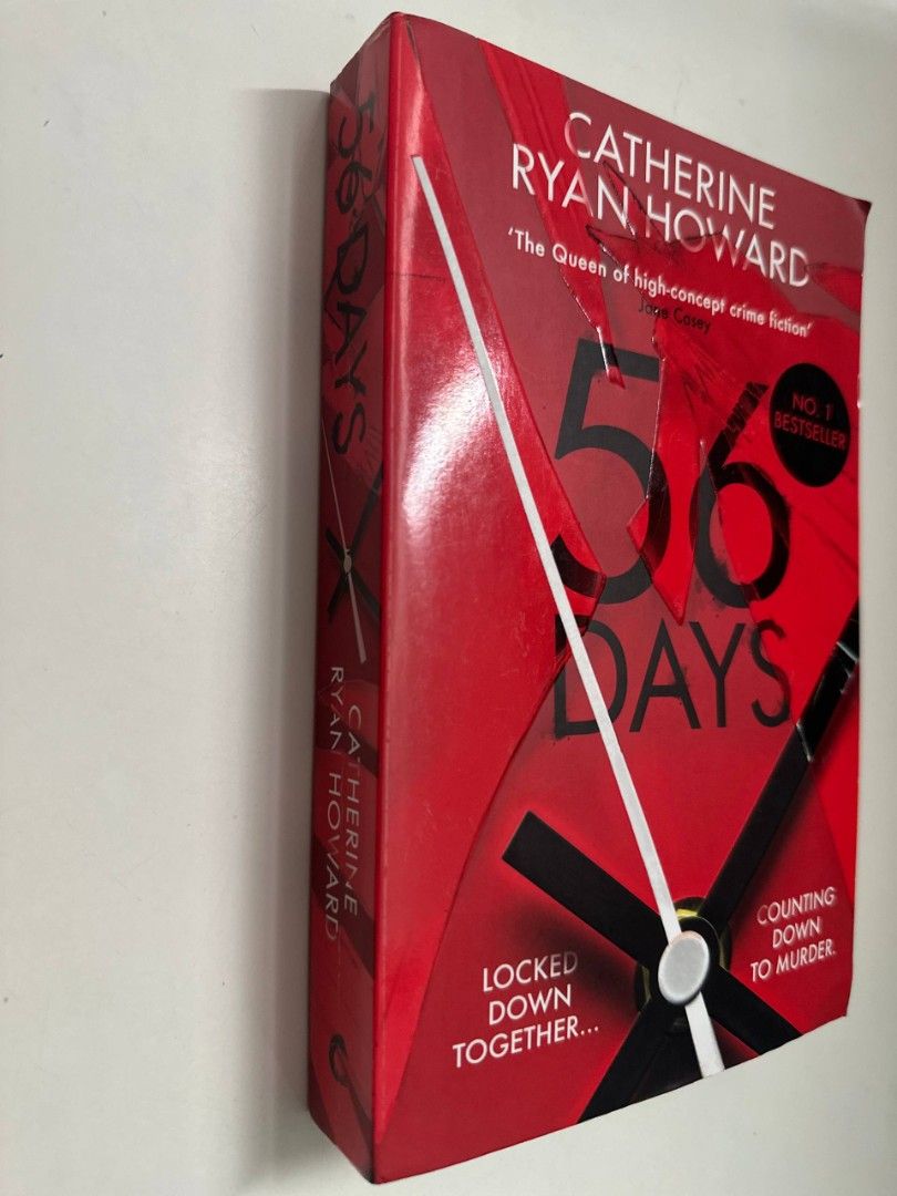 56 Days by Catherine Ryan Howard Novel (Category: Storybooks) located in Imus. Submitted by t0t3fairi3 (Listing ID 1470422735, Image 3). Description: Selling '56 Days' by Catherine Ryan Howard (Corvus Books paperback). A thrilling pandemic-themed mystery about a couple locked down together that ends in murder. Perfect page-turner for suspense fans. Original retail price on back cover..