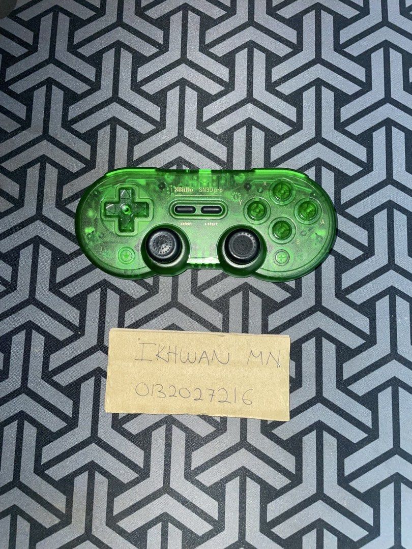 8Bitdo SN30 Pro Controller (Category: Controllers) located in Baling. Submitted by kuweeee (Listing ID 1470401495, Image 1). Description: 8Bitdo SN30 Pro Compatible: Nintendo Switch / PC/ iOS/ Android Bluetooth Have X-Input, S-Input, Gyro 6 Axis, Rumble Condition: 9/10 wht.app : OI32O272I6 COD can roger area Kulim, Baling, Penang Postage also can Can nego.