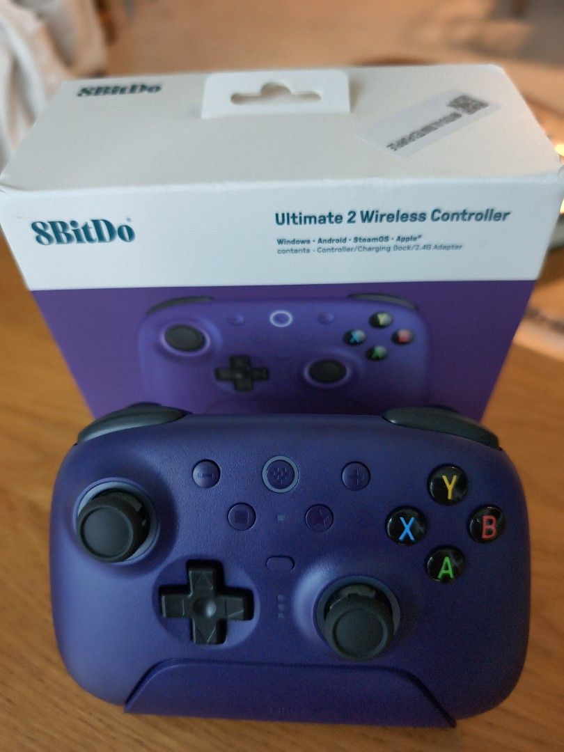 8BitDo Ultimate 2 Wireless Controller Purple, Video Gaming, Gaming ...