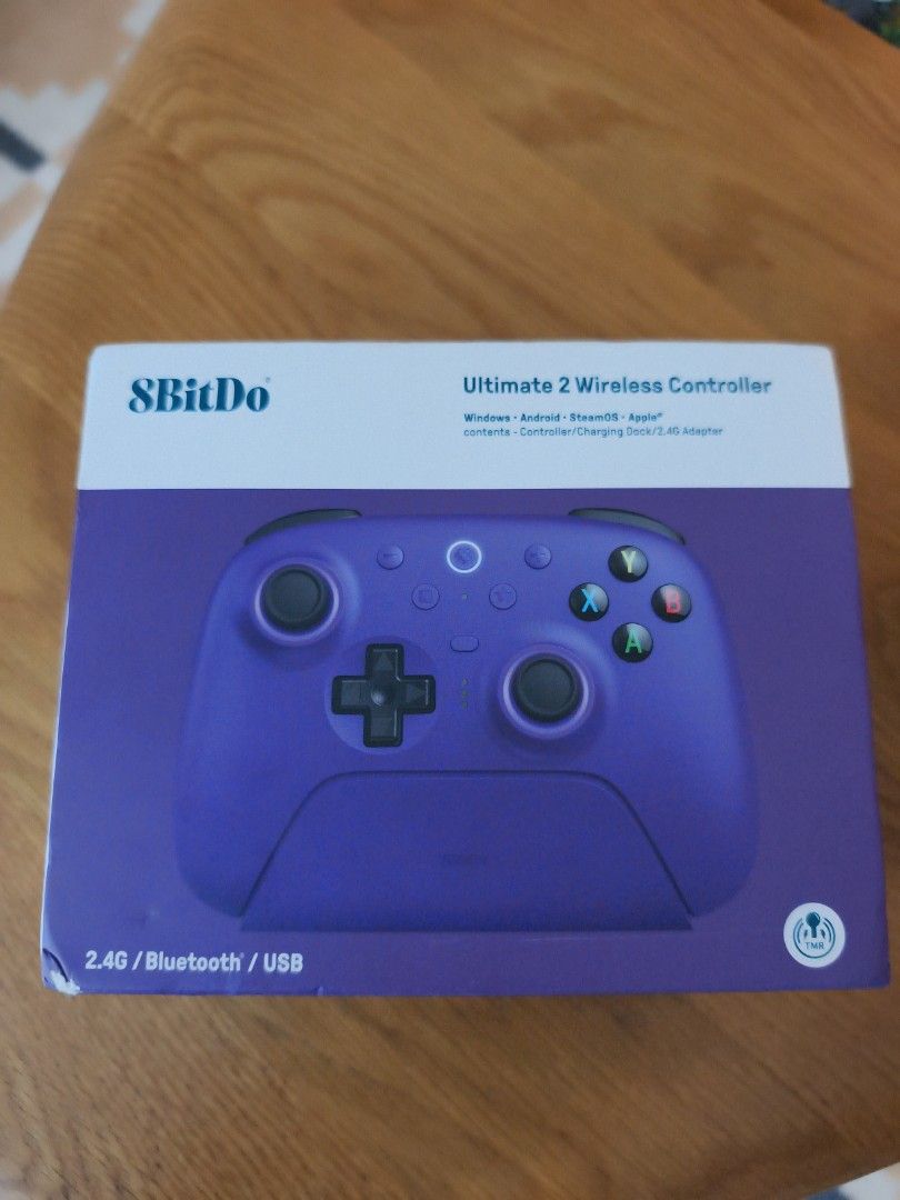 8BitDo Ultimate 2 Wireless Controller Purple, Video Gaming, Gaming ...