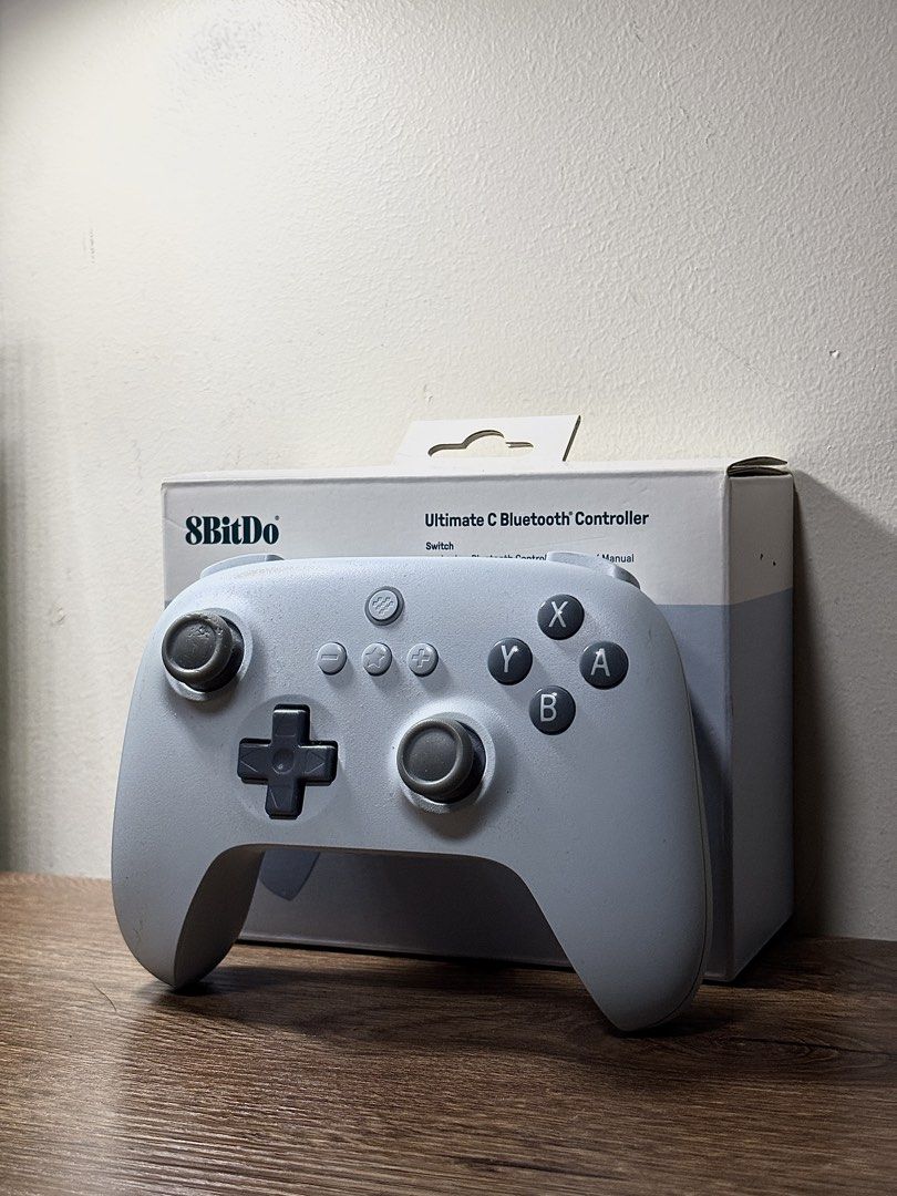 8BitDo Ultimate C Bluetooth Controller for Switch (Category: Controllers) located in Singapore. Submitted by yongrong0232745 (Listing ID 1470472892, Image 1). Description: - Brand: 8BitDo Ultimate C Bluetooth Controller - Compatibility: Specifically designed for Nintendo Switch - Colour: Blue - Layout: Standard Switch layout (ABXY, dual thumbsticks, D-pad) - Condition: Comes with original retail box - Deal method: Meet-up or mail available, PM to