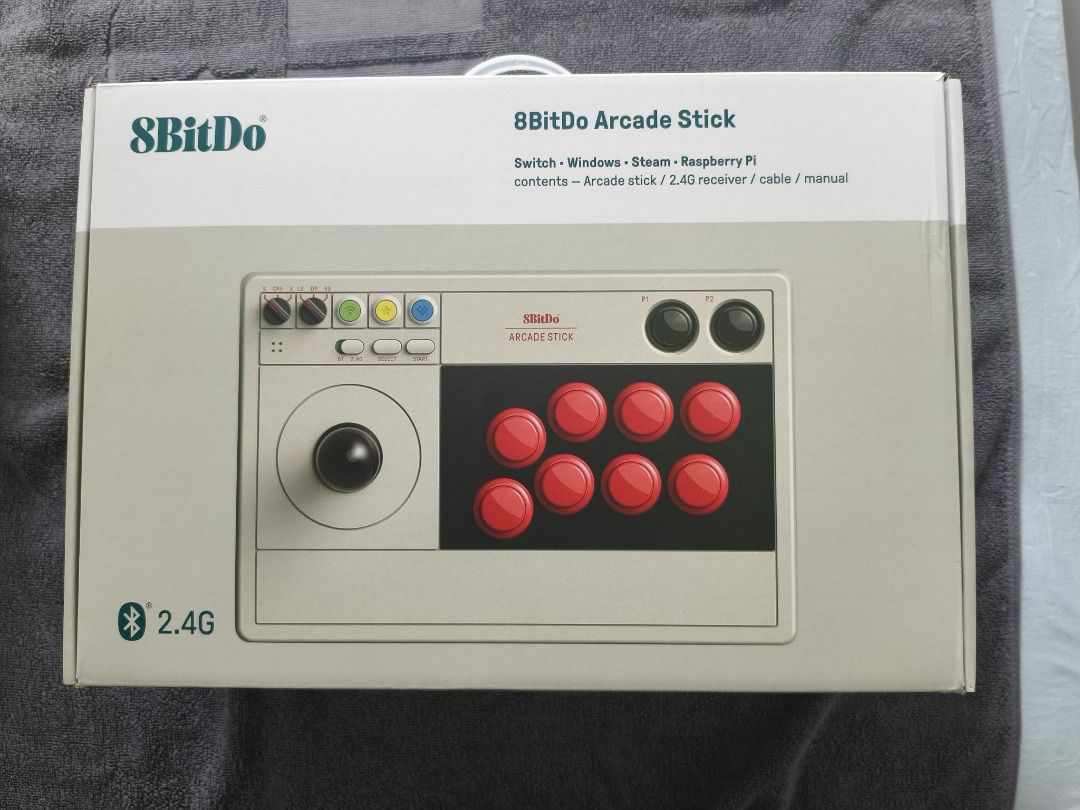 8BitDo V3 Arcade Stick for Switch, PC, Raspberry Pi, Video Gaming ...