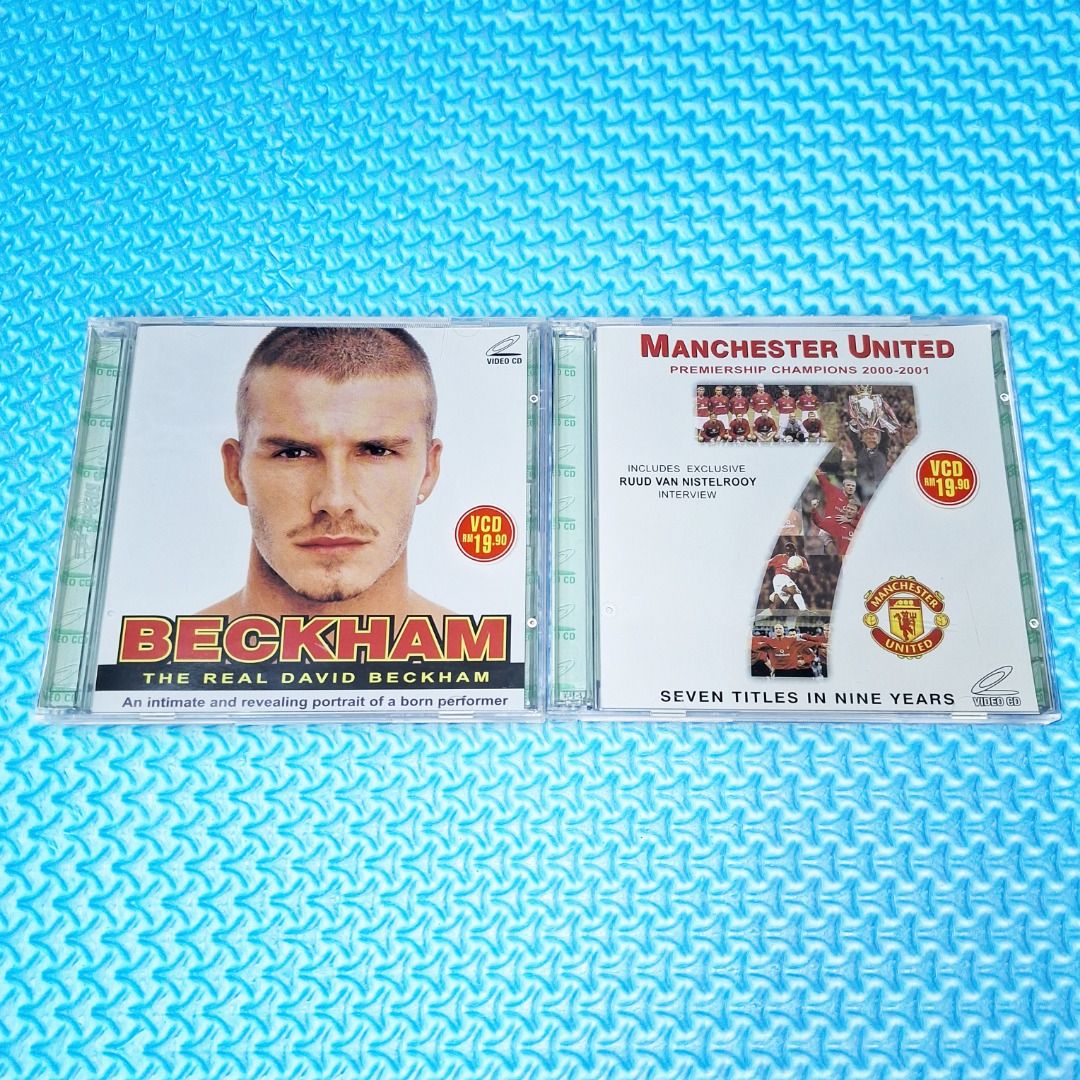 🆒 Manchester United & David Beckham VCD Combo Set [2001], Hobbies ...