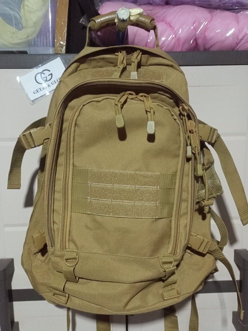 ✅ MERCURY TACTICAL GEAR Backpack (Category: Backpacks) located in Palo. Submitted by getupandglow (Listing ID 1470453725, Image 2). Description: ✅ MERCURY TACTICAL GEAR Backpack 3-Day Tac Pac Expandable (complete details - see last pic) Color/Rate: Coyote Brown (10/10) Only Issue: Repaired Bottle Holder Condition: Very Solid overall Price: ₱3,000 only + sf 📍 Location: LEYTE MODE OF PAYMENT 💳 GCash (Payment 1st) | ✈️ J&T 📩 MAKE OFFER nalang if 