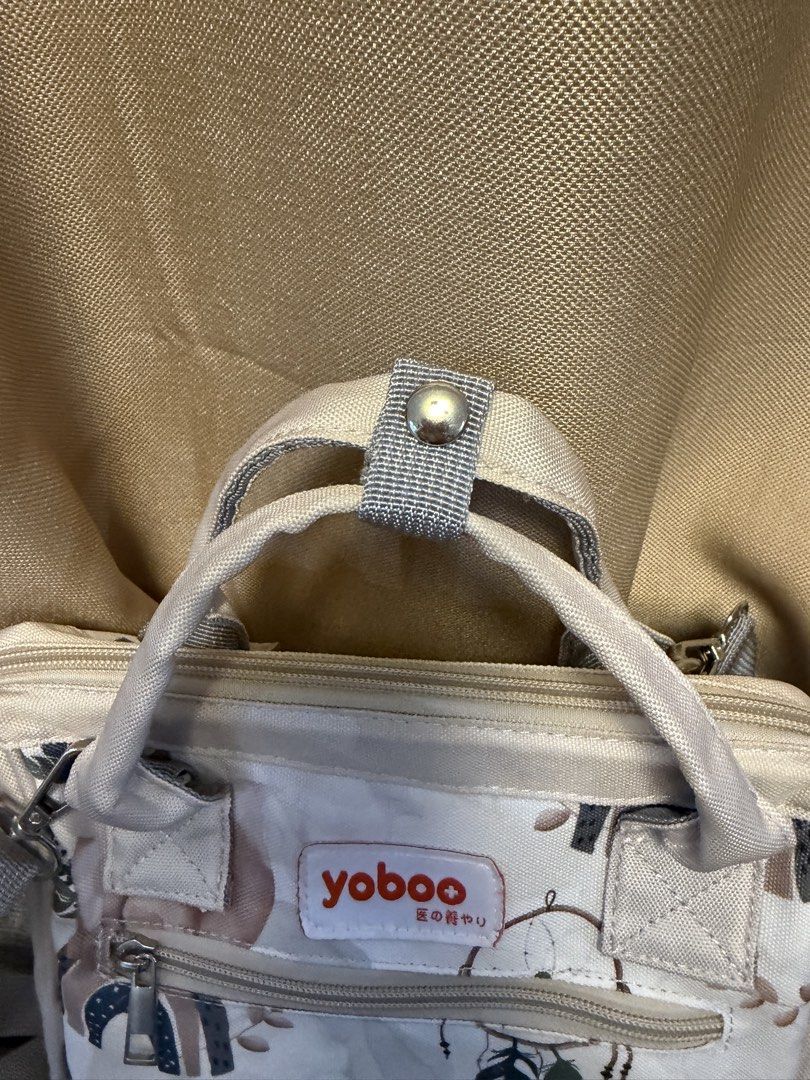 👜 PRELOVED YOBOO DIAPER BAG (Category: Babies & Kids Fashion) located in Batangas. Submitted by erdcloset (Listing ID 1470385100, Image 3). Description: 👜 PRELOVED YOBOO DIAPER BAG ✨ Slightly used 🤍 Cute and stylish design 🍼 Spacious main compartment 💗 With shoulder strap ✅ Good condition 💰 Selling Price: ₱400 📩 Message me for inquiries.