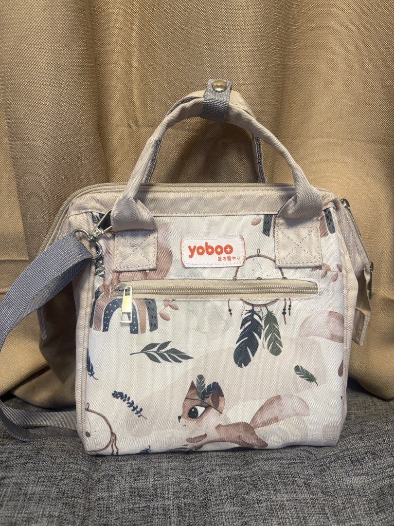 👜 PRELOVED YOBOO DIAPER BAG (Category: Babies & Kids Fashion) located in Batangas. Submitted by erdcloset (Listing ID 1470385100, Image 2). Description: 👜 PRELOVED YOBOO DIAPER BAG ✨ Slightly used 🤍 Cute and stylish design 🍼 Spacious main compartment 💗 With shoulder strap ✅ Good condition 💰 Selling Price: ₱400 📩 Message me for inquiries.