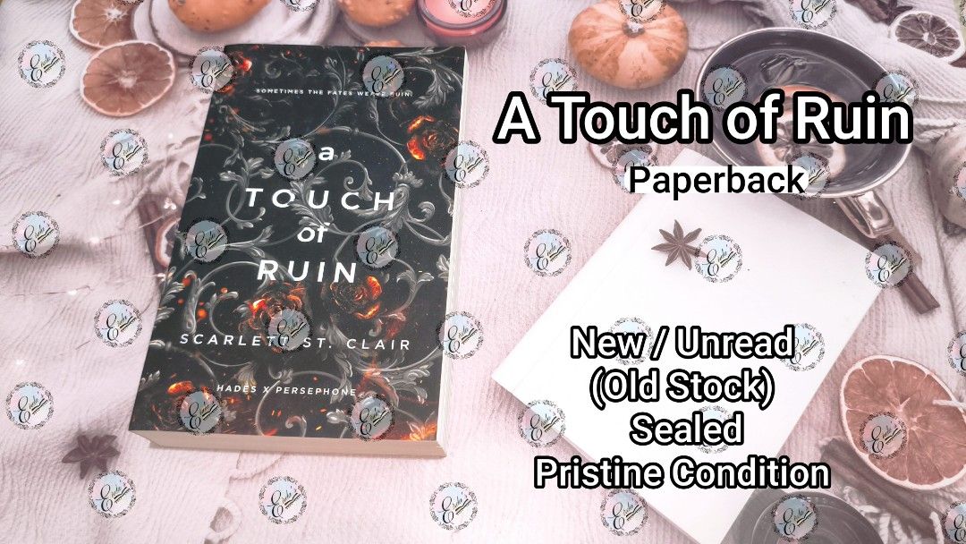A Touch of Ruin - Paperback (Category: Storybooks) located in Pateros City. Submitted by eirelasnook (Listing ID 1470495045, Image 1). Description: Looking for your next great read at a discount? Clearing out surplus stock from a previous online bookstore as well as untouched physical copies from my personal collection! Condition: Brand New & Unopened/Sealed. They have been carefully stored in a clean, smoke-free environment. Story Behind the Boo