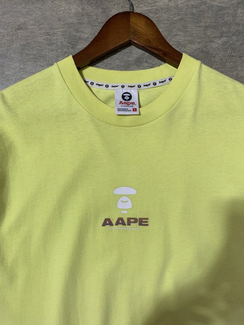 Aape (Category: Tshirts & Polo Shirts ) located in Tibiao. Submitted by notaveragethrift (Listing ID 1470496795, Image 3). Description: Small on tag but medium fittings Width- 21 Length- 29 CR- 9.8/10 or better Excellent to like new condition Need wash No crack prints.