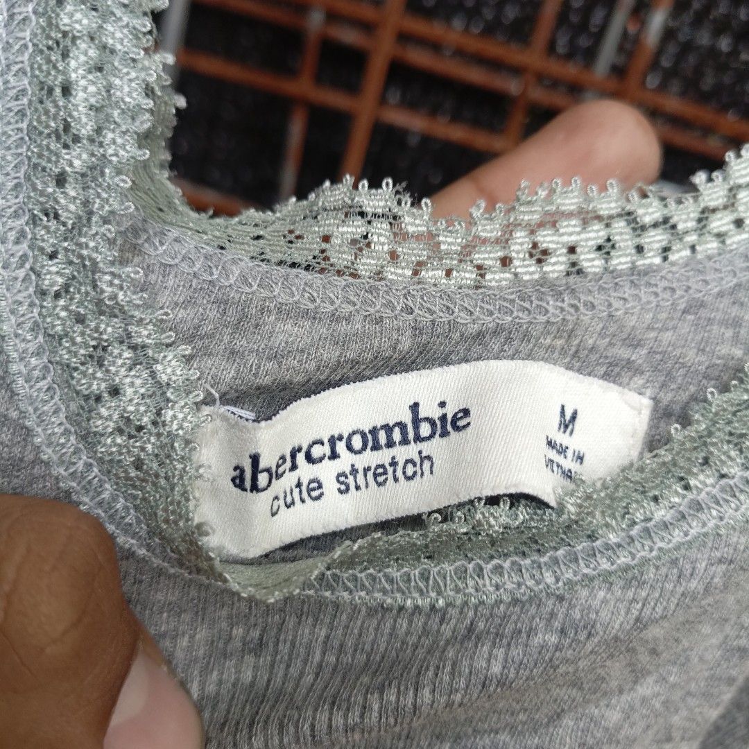 ABERCROMBIE TANK TOP EMBROIDERED LOGO (Category: Others Tops) located in Cotabato. Submitted by pure.moenlimba12 (Listing ID 1470436602, Image 3). Description: NO ISSUE SIZE M ON TAG (FITS TO XS TO SMALL) COMPLETE TAGS NEED WASH ONLY.
