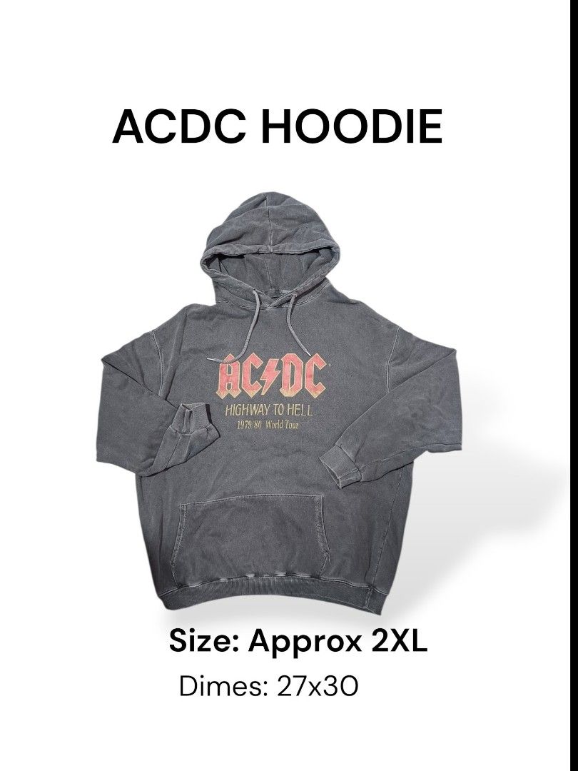 ACDC HOODIE (Category: Hoodies) located in Midsayap. Submitted by macoy.picker (Listing ID 1470439604, Image 1). Description: ACDC HOODIE Size: Approx 2XL Dimes: 27x 30 Location: North Cotabato.