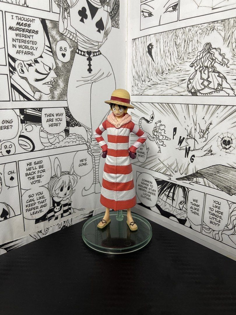 Ace and Luffy One Piece Figure Loose (Category: Figurines & Statues) located in Manila. Submitted by nnanime (Listing ID 1470542090, Image 3). Description: Luffy 1 - 300 Luffy 2 - 800 Ace 1 - 800 Ace 2 - 700.