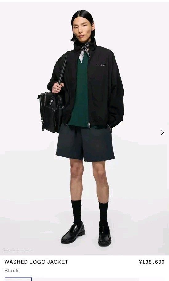 ACNE STUDI0S washed jacket (Category: Luxury Apparel) located in Navotas City. Submitted by DalVintage (Listing ID 1470509052, Image 2). Description: Acn3 s2dios coach jacket XL boxy 28 width 28 length.
