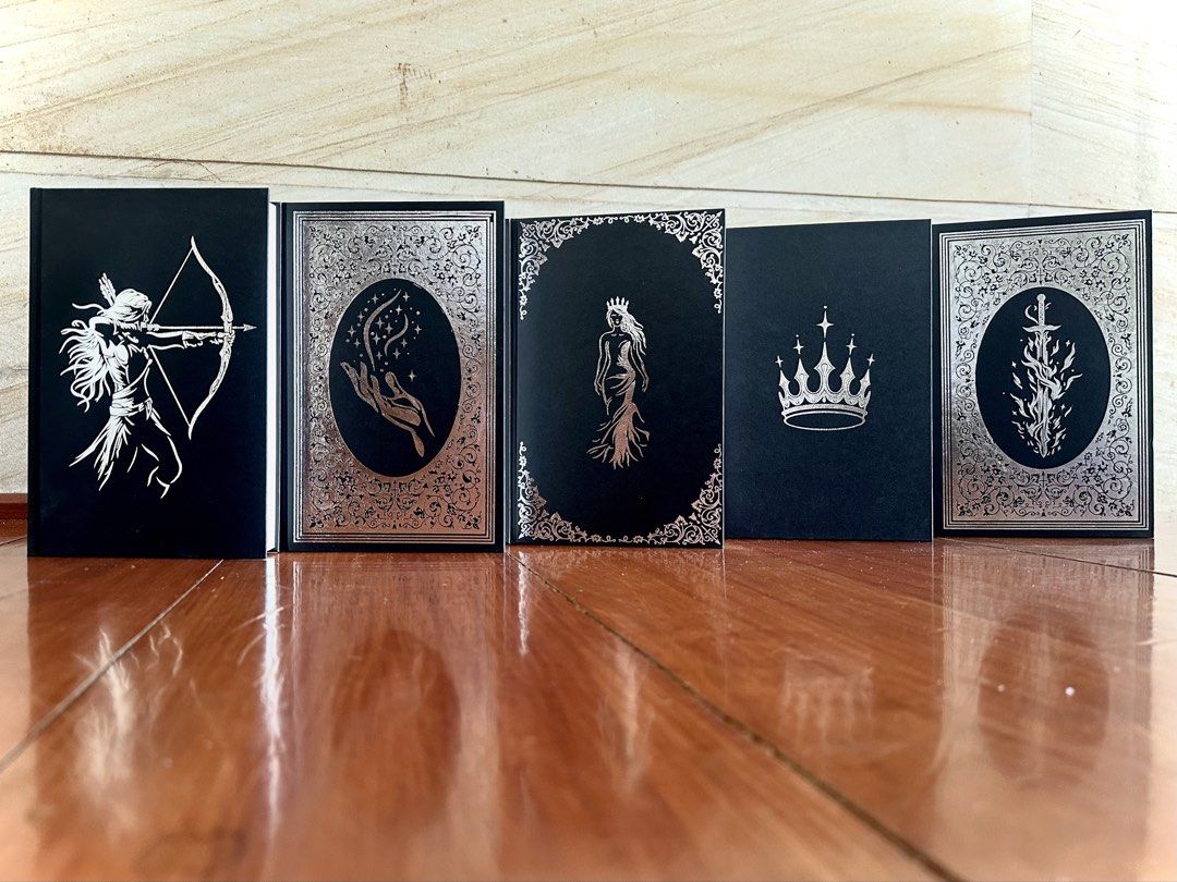 ACOTAR Series Box Set by Sarah J. Maas (Category: Storybooks) located in Muntinlupa City. Submitted by tammieee (Listing ID 1470477186, Image 3). Description: -Complete 5-book A Court of Thorns and Roses (ACOTAR) box set by Sarah J. Maas - Comes with foiling on all the hardcovers - Includes: ACOTAR, Mist and Fury, Wings and Ruin, Frost and Starlight, and Silver Flames PM for my photos No return/refunds please .