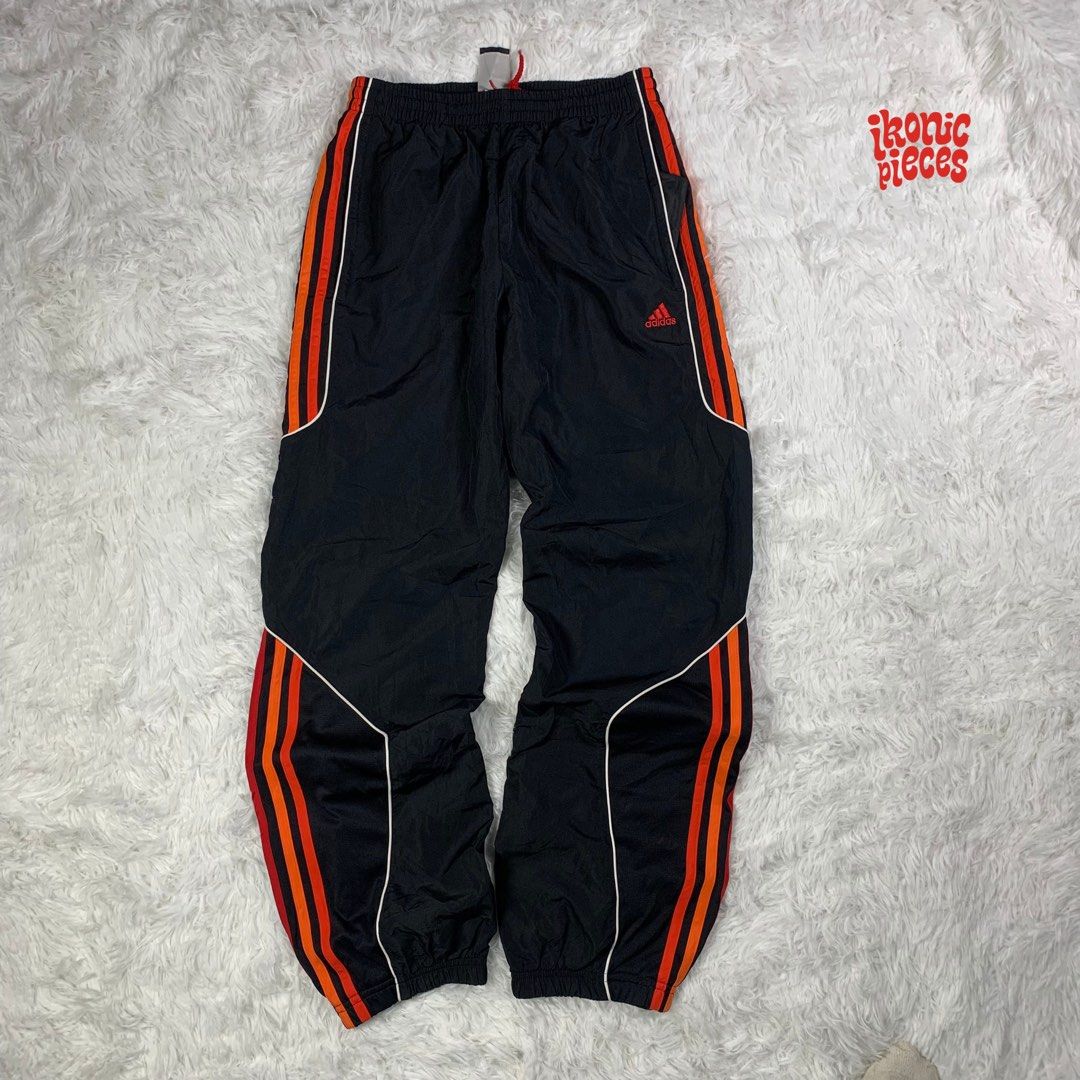 Adidas Gradient Three-Stripe Panel Trackpants (Category: Activewear) located in Mandaluyong City. Submitted by ikonicpieces (Listing ID 1470533727, Image 1). Description: BASA MUNA BAGO BUMILI! Dimes: W: 26” - 32” L: 39” Front Rise: 11” Leg Hole: 6.5” Size on tag (Youth size) : L Size Fit: S Color rate: 9/10 Condition: 9/10 Issue: X MINE: 599 💳 PAYMENT: GCash / GoTyme 🚚 SHIPPING: J&T - Payment first 📍 PLEASE NOTE -Thrifted item. Please manage 