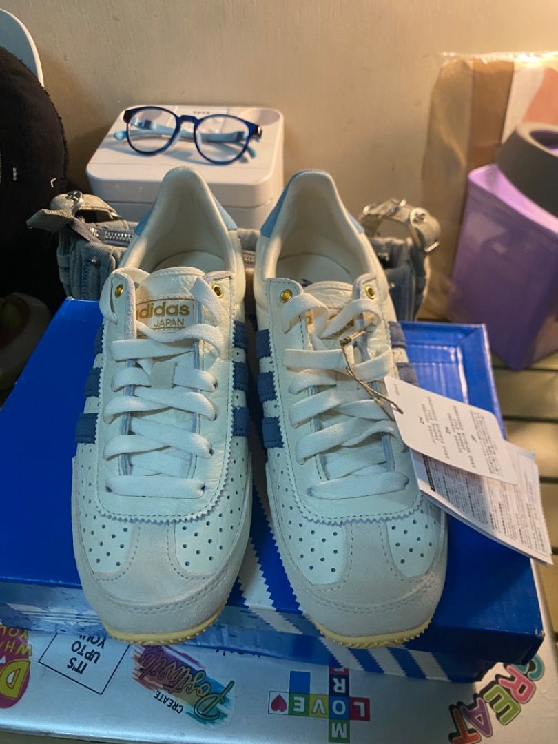 Adidas Japan Shoes (Category: Sneakers) located in San Mateo. Submitted by prelovedstuffsbycha (Listing ID 1470438448, Image 2). Description: Original Adidas Japan with tag, box and paperbag (brand new) Size 6 Bought in Japan.