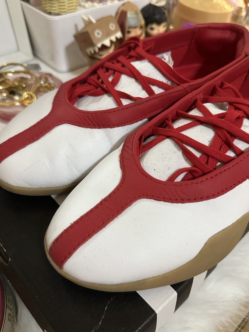 Adidas Red and White Sneakers Size 7.5 (Category: Sneakers) located in Mabalacat. Submitted by nutthea10 (Listing ID 1470516761, Image 3). Description: For sale: Php 5.5k only (used once) For swap: (shoes must be of same value & condition preferably straight swap) Can also swap to a coach bag Can send more pictures and videos :)) Kindly message me if interested! ^^ .