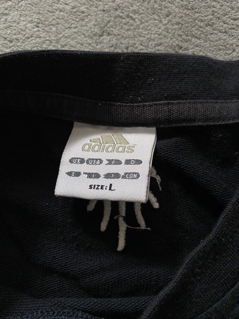 Adidas Shirt (Category: Tshirts & Polo Shirts ) located in Ozamiz City. Submitted by thriftnikael (Listing ID 1470513849, Image 3). Description: width: 21 length: 28.5 size: large Color rate: 10/10 Condition: 10/10 Issue: n/a.