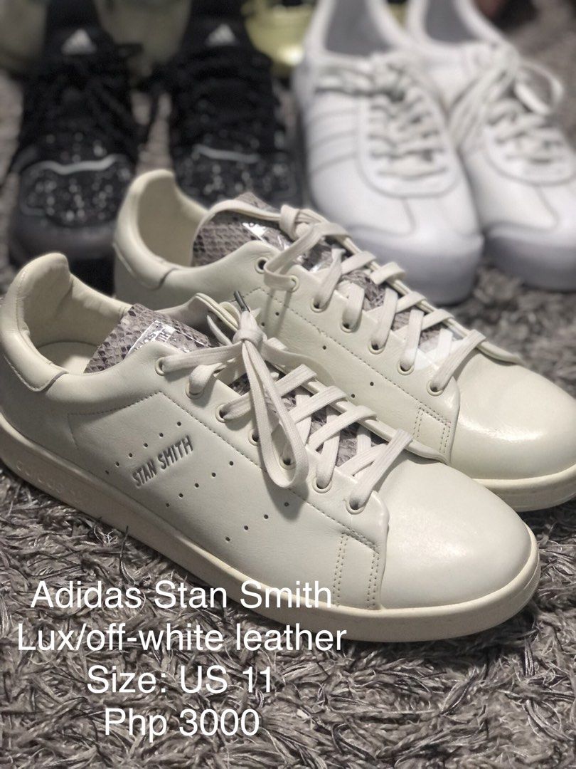 Adidas Stan Smith/off-white (Category: Announcements) located in Taguig. Submitted by lavendercloset (Listing ID 1470526641, Image 1). Description: For Sale Adidas Stan Smith/off-white Brand New Size US 11 No issues.