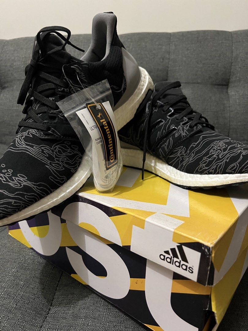 Adidas x Undefeated UltraBoost Utility Black (Category: Sneakers) located in Manila. Submitted by aj3luv (Listing ID 1470452069, Image 2). Description: adidas UltraBoost x Undefeated Style code BC0472 Size shown on the box US Men’s 9.5 · UK 9 · EU 43⅓ · 275 mm comes with box and extra white shoe lace Continental™ Rubber Designed to provide reliable grip on wet and dry surfaces..