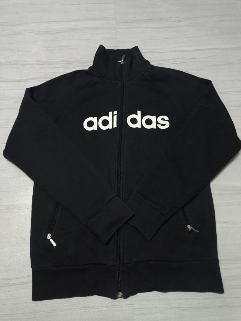 ADIDAS ZIP UP NO HOOD (Category: Coats, Jackets and Outerwear) located in Lupon. Submitted by thriftnikent (Listing ID 1470398369, Image 2). Description: EXCELLENT CONDITION NO ISSUE WASHED AND READY TO WEAR 19.5 WIDTH 25.5 LENGTH.