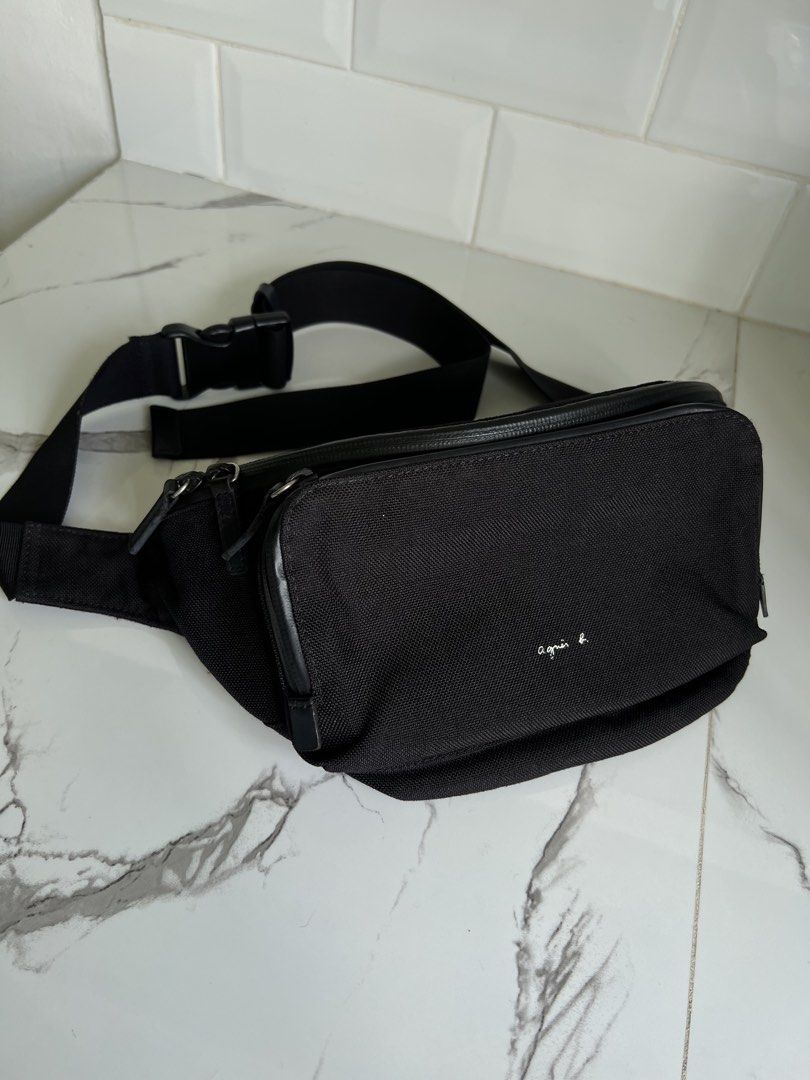 Agnes b. Fanny Pack / Belt Bag (Category: Belt bags, Clutches and Pouches) located in Cavite. Submitted by slumbermanila (Listing ID 1470498025, Image 2). Description: Agnes b. Fanny Pack / Belt Bag in Nylon Material Good Condition .