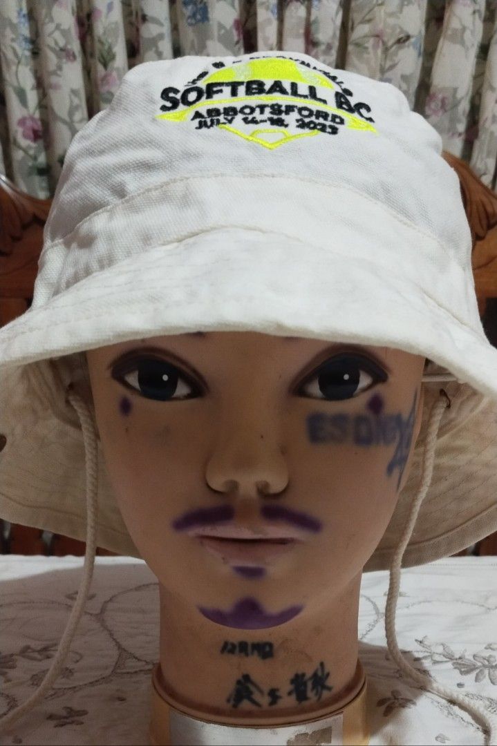 AJM International Softball BC Bucket Hat (Category: Caps & Hats) located in Rizal. Submitted by bonitotuna (Listing ID 1470516347, Image 1). Description: Disclaimer: These caps are not perfect. They are used, preloved, and are from bales, so they show some signs of wear. If you're still interested or want to ask more questions and pictures about the item, kindly send me a private message. Thank you. 🙌 Mode of payment: GCash 💵 Mode of delivery: 